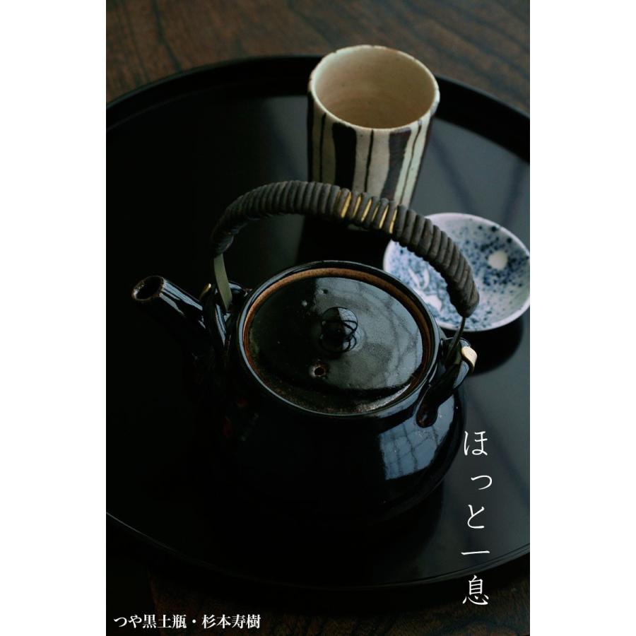 伊賀焼：つや黒土瓶・細・杉本寿樹《土瓶・600ml》 : 和食器の愉しみ