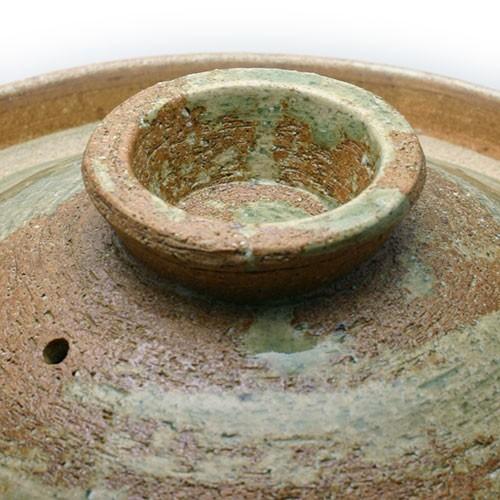 粥鍋7寸・土楽窯《土鍋・2500ml・3合・23.5cm》の画像