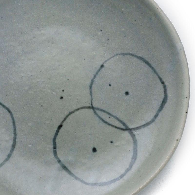 伊賀焼：雅造輪絵文様皿・小・土楽：福森雅武《小皿・16.0cm》 |  | 02