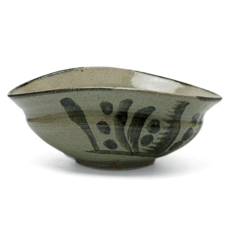 唐津焼：絵唐津沓型鉢・大・中村恵子《大鉢・23.0cm》 |  | 01