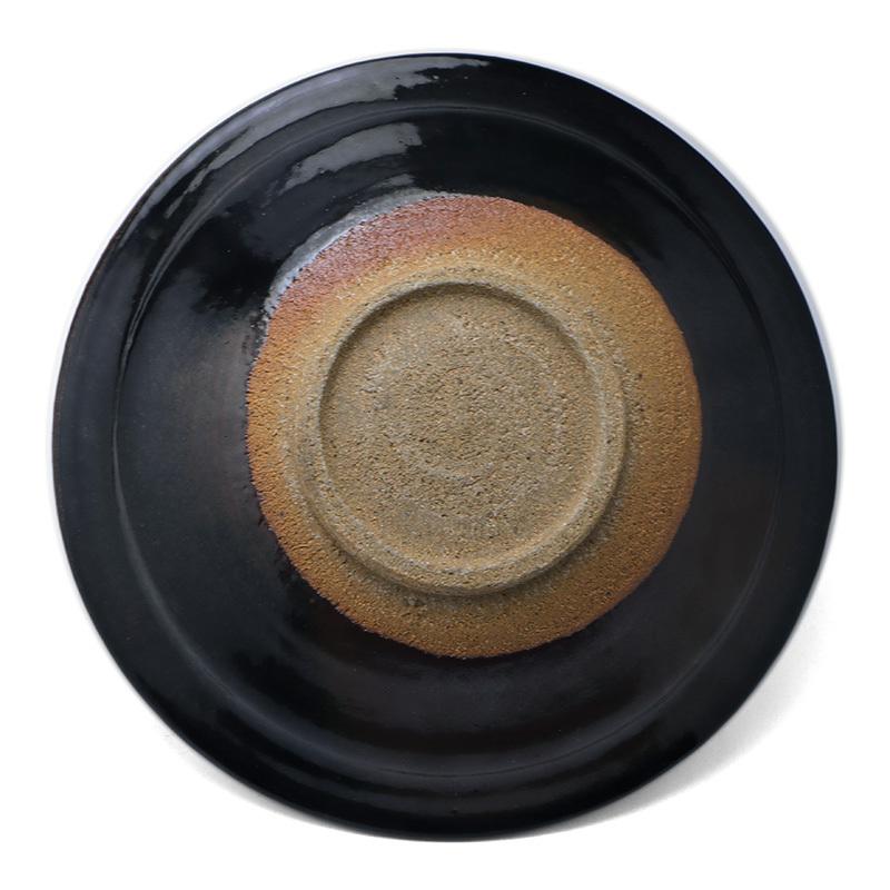唐津焼：黒唐津六寸五分皿・中村恵子《中皿・6.5寸・20.0cm》 |  | 04