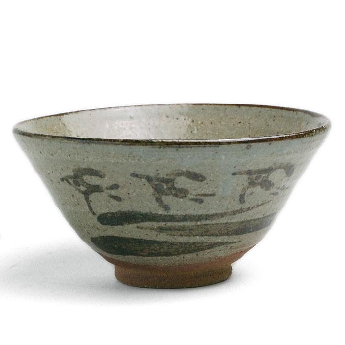 唐津焼：絵唐津飯碗・千鳥文・大・中村恵子《飯碗・ご飯茶碗