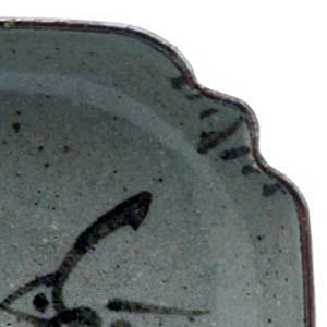 唐津焼：絵唐津しょうゆ皿No.1・中村恵子《豆皿・10.0cm》 : 和食器の