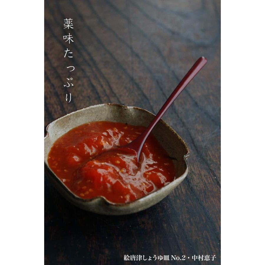 唐津焼：絵唐津しょうゆ皿No.2・中村恵子《豆皿・9.0cm》 |  | 11