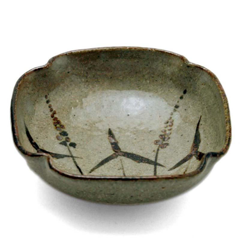 唐津焼：絵唐津しょうゆ皿No.2・中村恵子《豆皿・9.0cm》 |  | 07