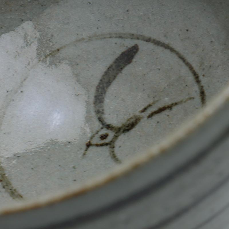 唐津焼:絵唐津筋文めん鉢・中村恵子《丼・麺鉢・14.5cm・600ml 唐津焼:絵唐津筋文めん鉢・中村恵子《丼・麺鉢・14.5cm・600ml
