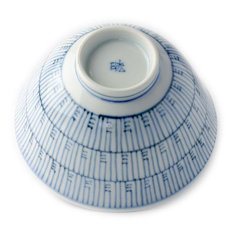 染付暦手飯碗・阪東晃司《飯碗・ご飯茶碗・12.3cm》 |  | 02