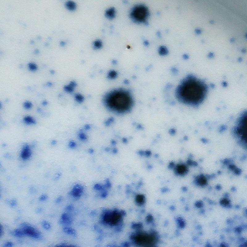 染付吹墨月に兎6.5寸皿・阪東晃司《中皿・19.5cm》 : 和食器の