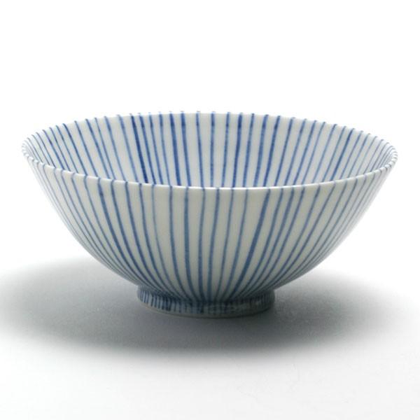 【極美品】染付文飯碗・阪東晃司 7枚セット 箱無し 染付：染付細麦わら飯碗・阪東晃司《飯碗・お茶碗・ご飯茶碗》 : 和