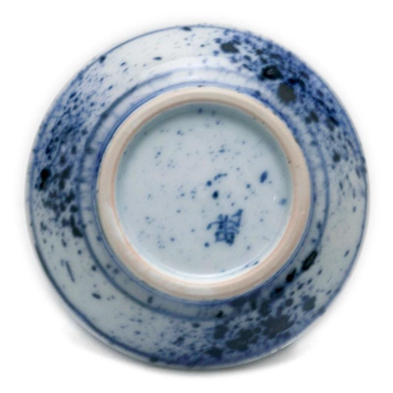 染付吹墨3.2寸皿・阪東晃司《豆皿・9.7cm》 |  | 02