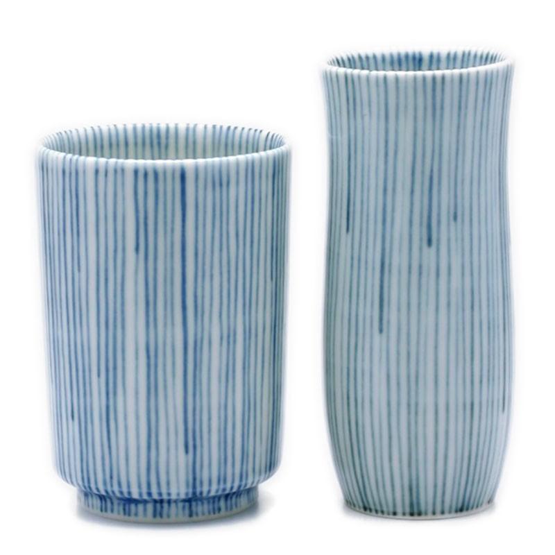 染付細麦わら湯呑・極細・阪東晃司《湯呑》 |  | 02