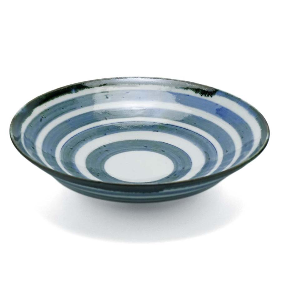 染付同心円5.5寸浅鉢・阪東晃司《中鉢・17.5cm》 | 