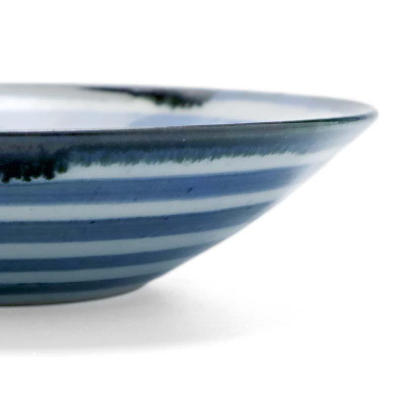 染付同心円5.5寸浅鉢・阪東晃司《中鉢・17.5cm》 |  | 02