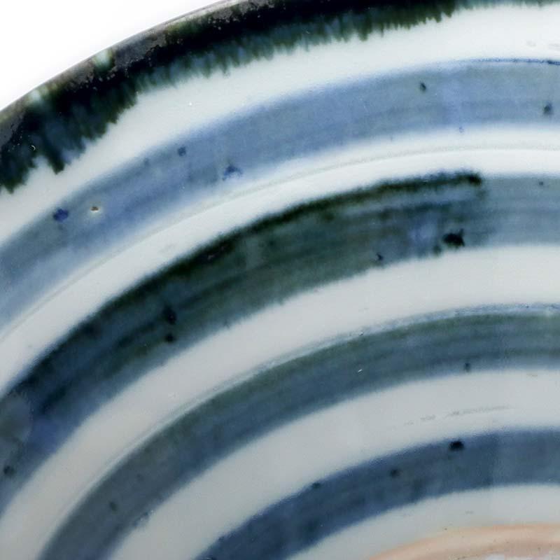 染付同心円5.5寸浅鉢・阪東晃司《中鉢・17.5cm》 |  | 08