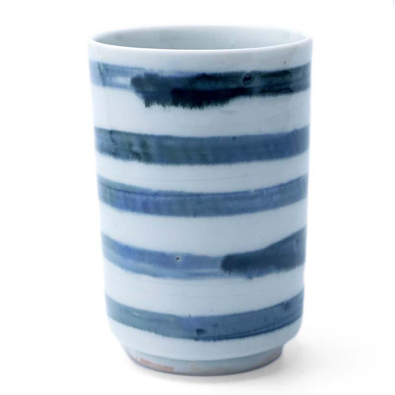 染付横線文湯呑・阪東晃司《湯呑》 | 