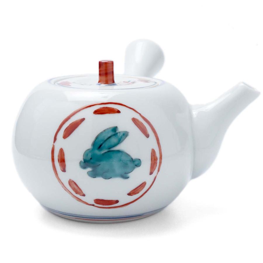 色絵急須・兎・阪東晃司《急須・400ml》 | 