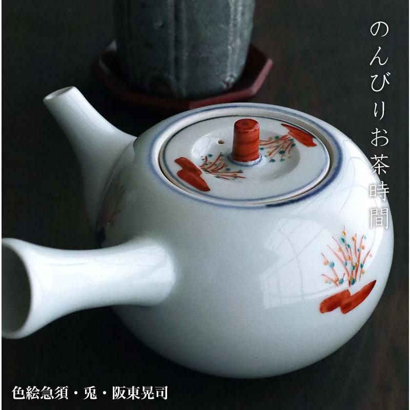 色絵急須・兎・阪東晃司《急須・400ml》 |  | 15