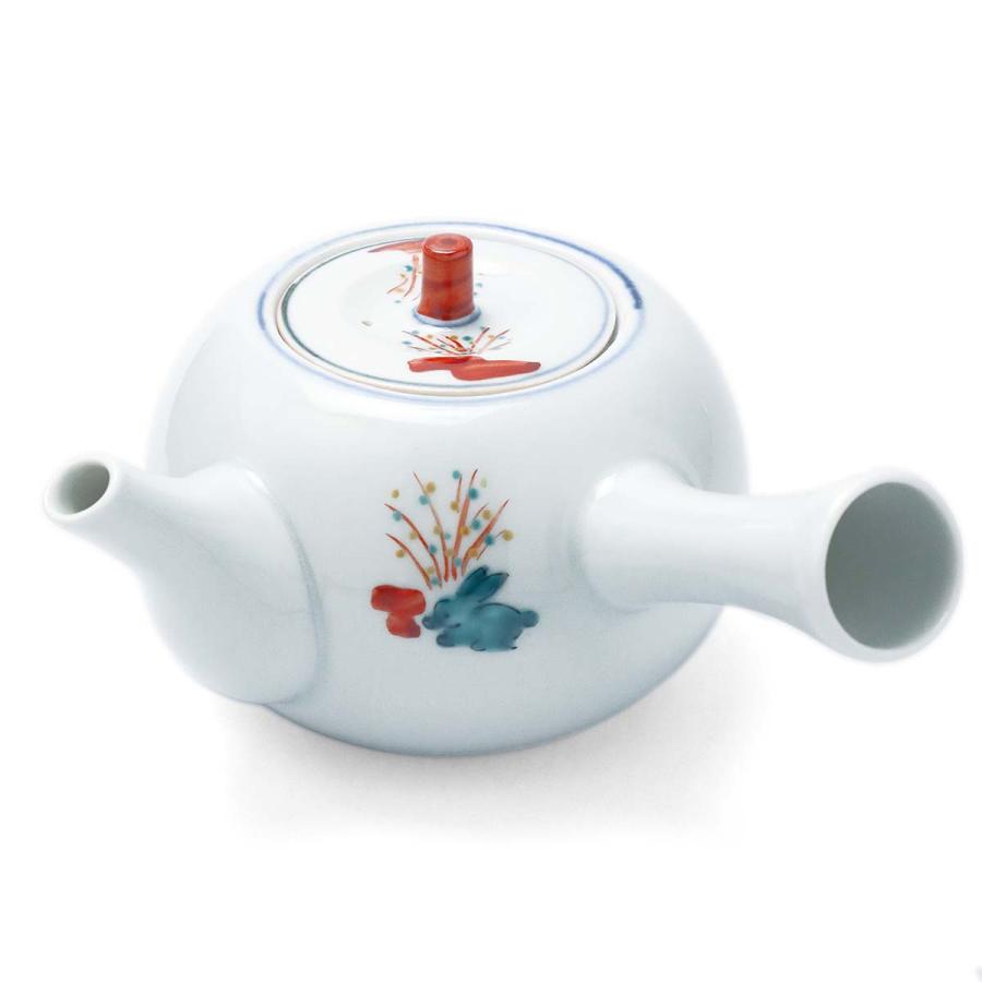 色絵急須・兎・阪東晃司《急須・400ml》 |  | 04