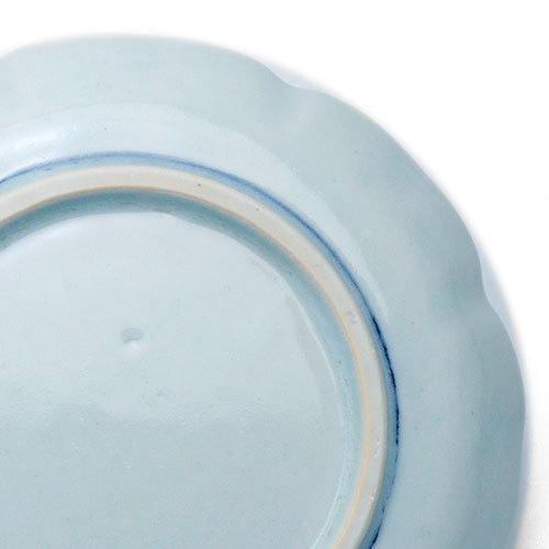 染付：菊花文輪花5寸深皿・藤塚光男《小皿・15.5cm》 |  | 04