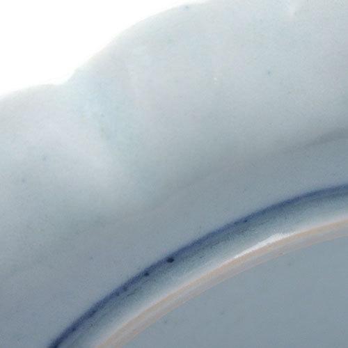 染付：菊花文輪花5寸深皿・藤塚光男《小皿・15.5cm》 |  | 07