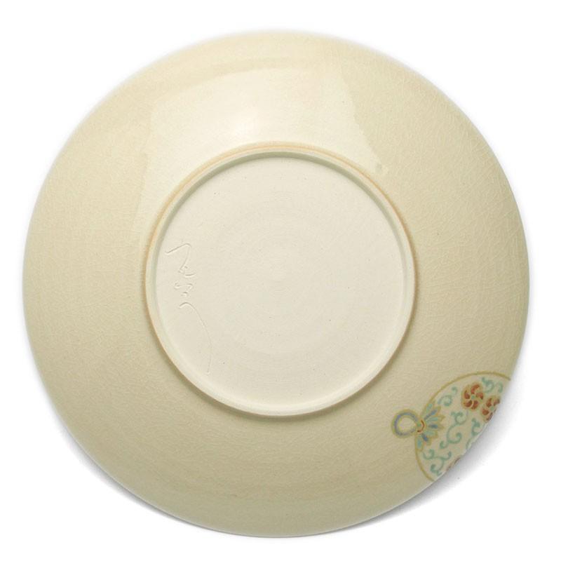 京焼:色絵まり紋5.5寸皿・伏原博之《中皿・.16.8cm》 : 和食器 京焼:色絵まり紋5.5寸皿・伏原博之《中皿・.16.8cm》 : 和食器