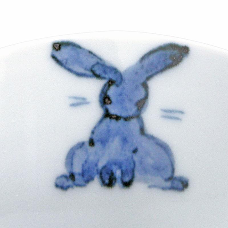 色絵うさぎ飯碗No.1・古川章蔵《飯碗・ご飯茶碗・11.6cm》 |  | 02