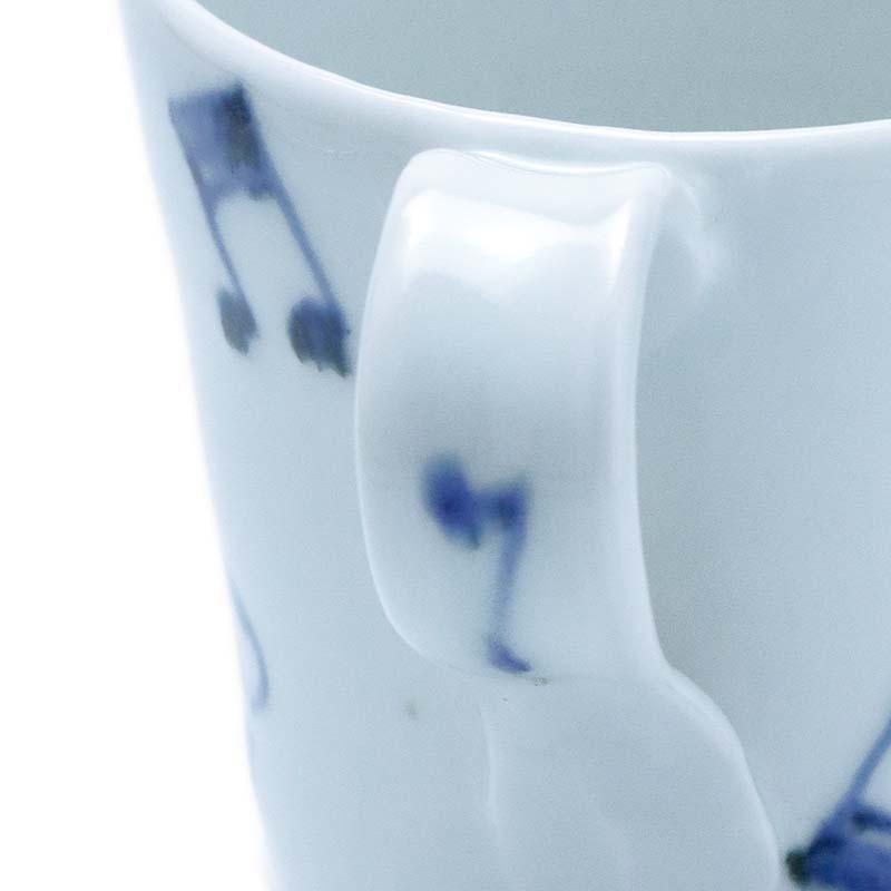 染付：音符マグカップ・古川章蔵《コーヒーカップ・200ml》 |  | 05