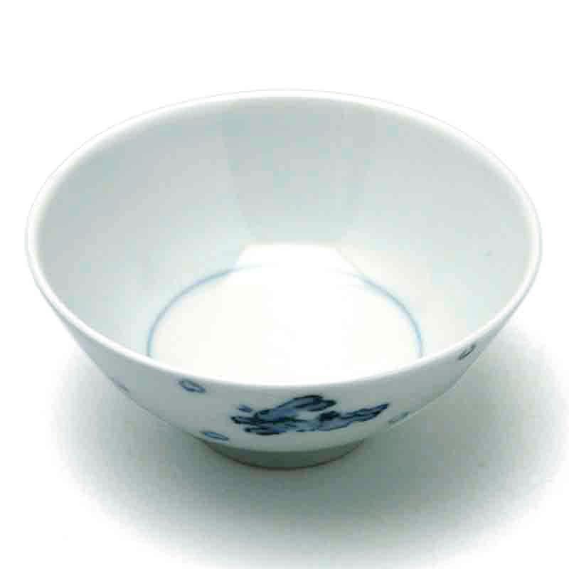 染付うさぎ飯碗・古川章蔵《飯碗・ご飯茶碗・11.6cm》 |  | 02