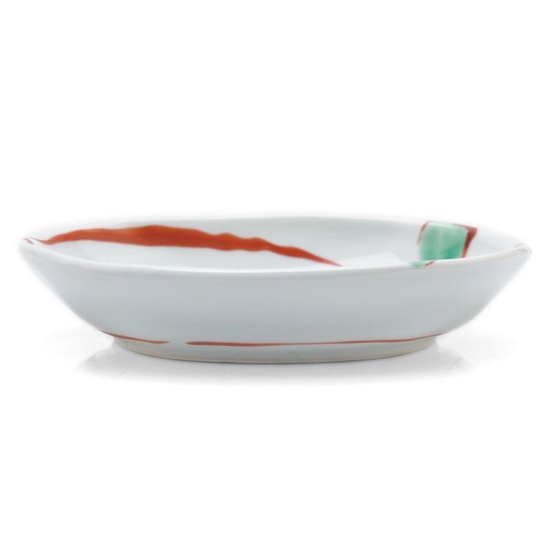 かぶ文楕円小皿・古川章蔵《小皿・14.5cm》 |  | 01