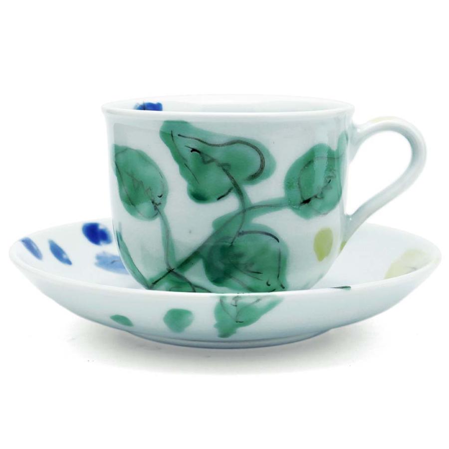 九谷焼 古川章蔵色絵蓋茶碗5客