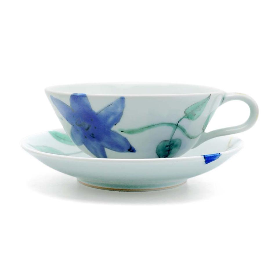 色絵：クレマチススープ碗皿・古川章蔵《スープ碗・150ml》 |  | 13