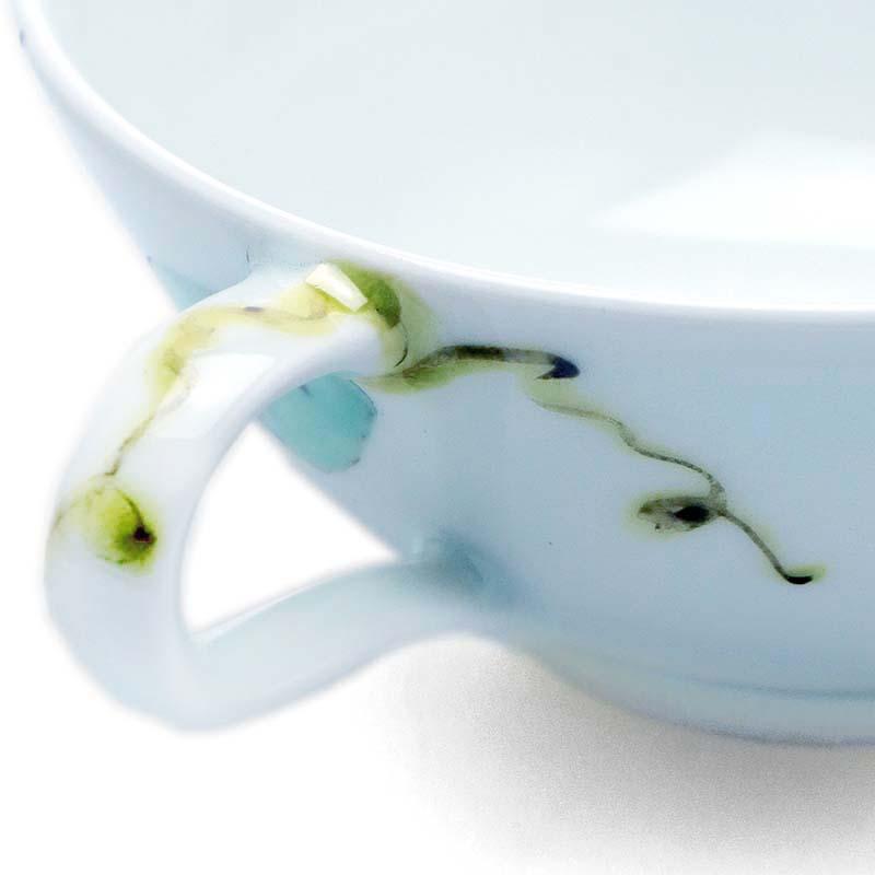 色絵：クレマチススープ碗皿・古川章蔵《スープ碗・150ml》 |  | 04