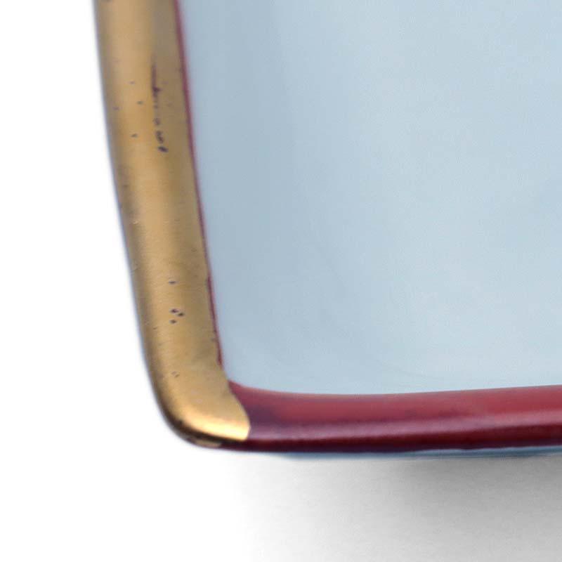 金彩赤絵角小皿・古川章蔵《小皿・11.0cm》 |  | 03