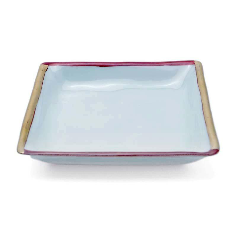 金彩赤絵角小皿・古川章蔵《小皿・11.0cm》 |  | 04