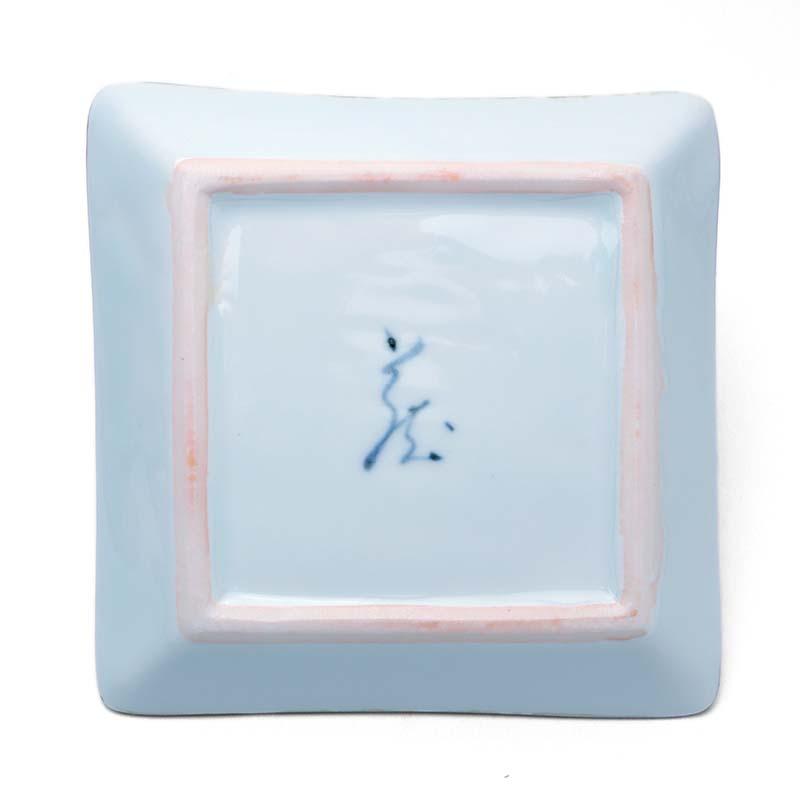 金彩赤絵角小皿・古川章蔵《小皿・11.0cm》 |  | 05