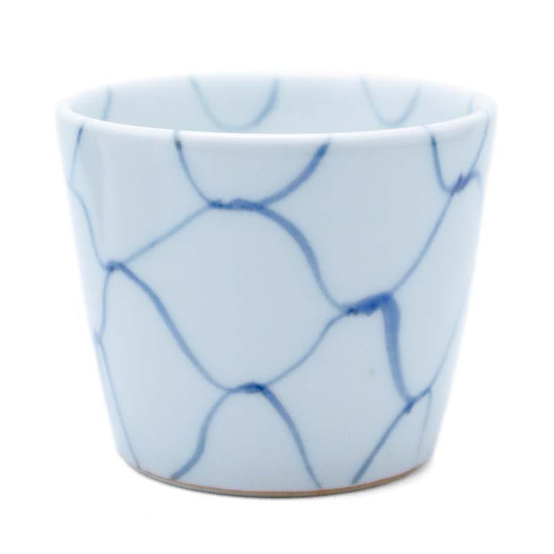 染付網文そば猪口・小・古川章蔵《蕎麦猪口・7.3cm》 : 和食器の愉しみ