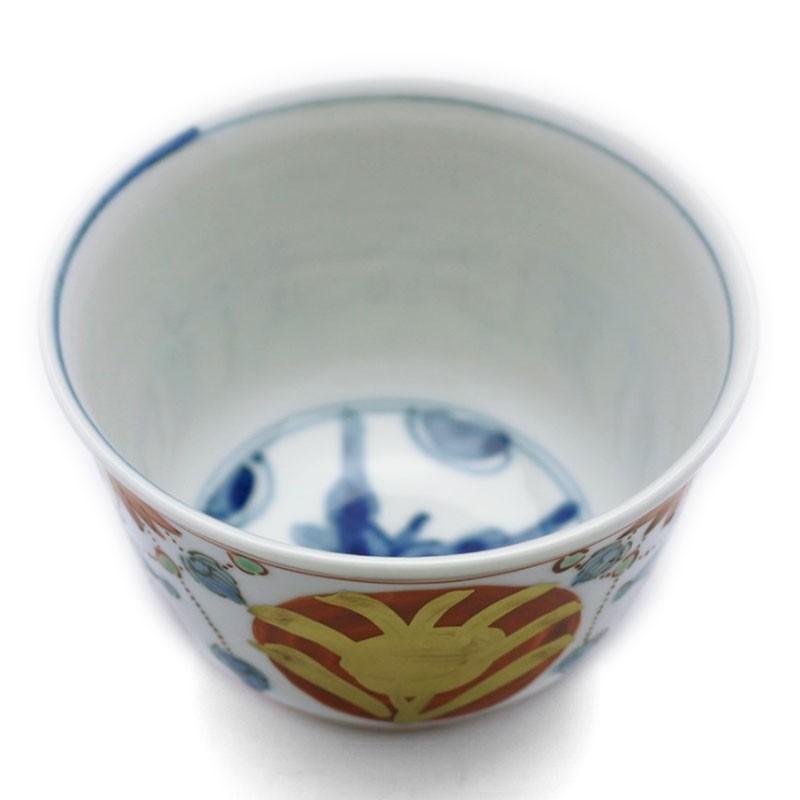 九谷焼：古赤絵金襴手瓔珞文汲出・正木春蔵《汲出・9.2cm》 : 和食器の