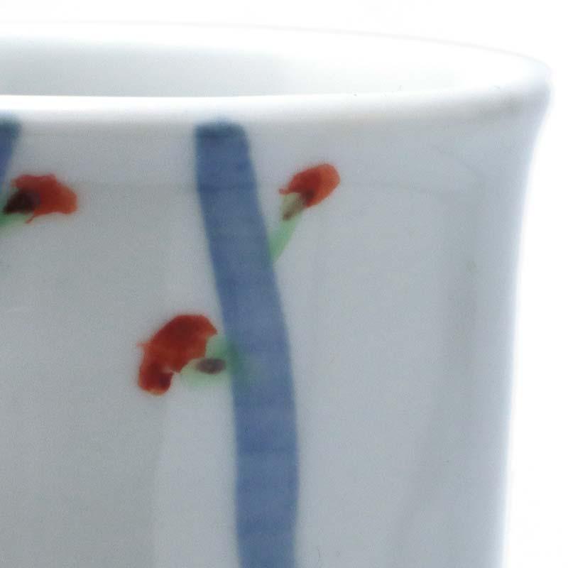 九谷焼：色絵桃図筒湯呑・正木春蔵《湯飲み・湯呑》 : 和食器の愉しみ