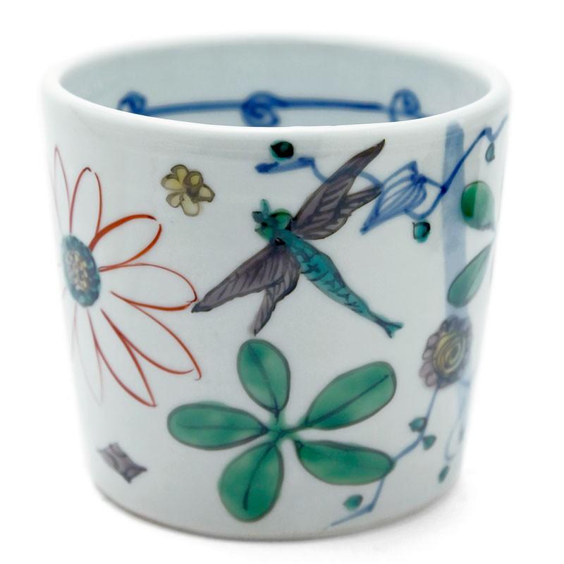 色絵染付野花文マグカップ・正木春蔵 : 和食器の愉しみ 工芸店