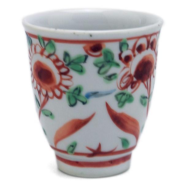 正木春蔵　呉須赤絵筒酒呑・花鳥 呉須赤絵筒酒呑・花鳥・正木春蔵《盃》 : 和食器の愉しみ 工芸店