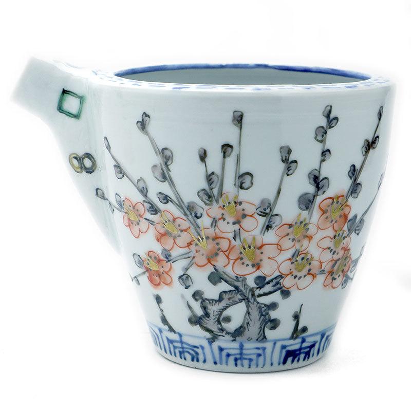 九谷焼　正木春蔵　筒杯　酒器 楽天市場】九谷焼：色絵染付藤文筒向付・正木春蔵《小鉢・9.0cm