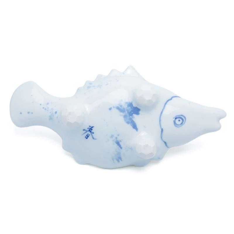 九谷焼：染付魚形向付・正木春蔵《向付・小皿・扁形皿・23.0cm》 |  | 10