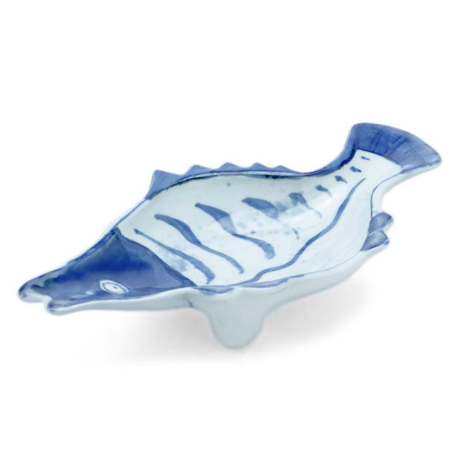 九谷焼：染付魚形向付・正木春蔵《向付・小皿・扁形皿・23.0cm》 |  | 07