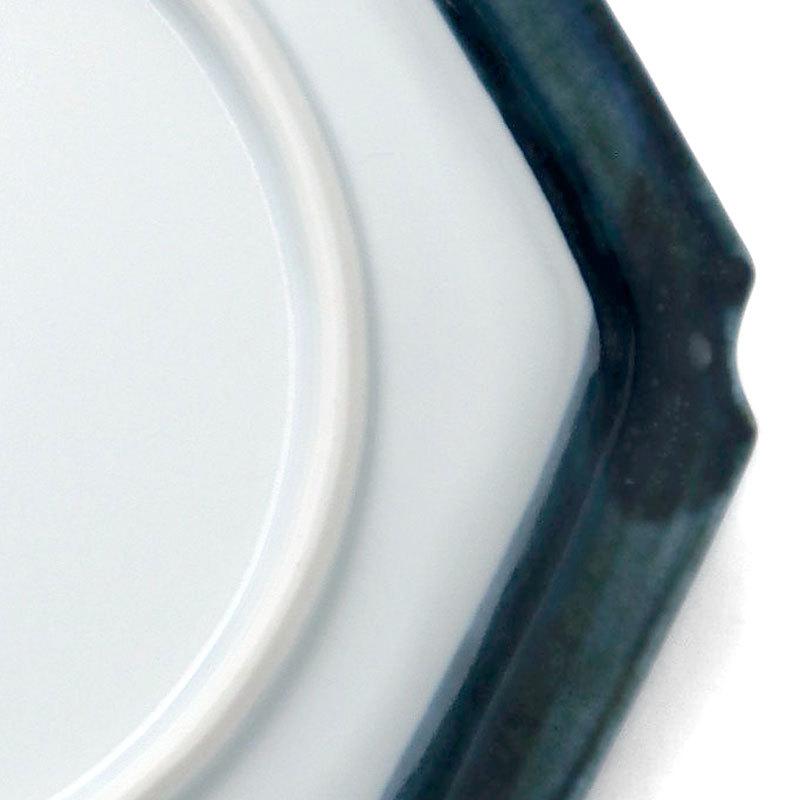 ルリ釉隅切六角皿・水野克俊《小皿・17.0cm》 |  | 06
