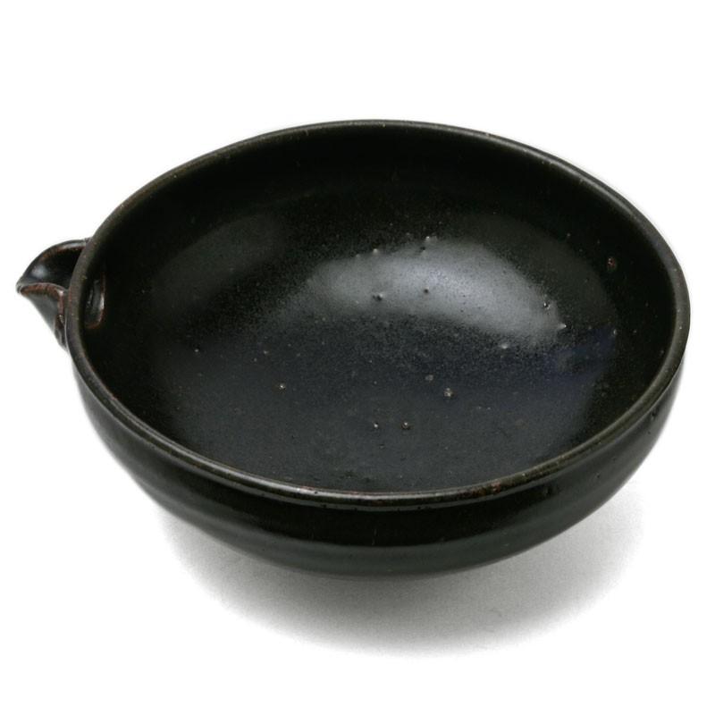 玄釉片口鉢・吉井史郎《片口・大鉢・24.0cm》 | 