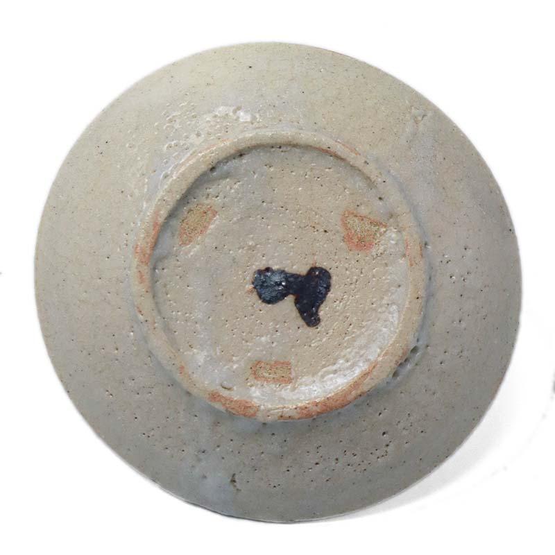 志野焼：志野菊之文小皿・瀧川恵美子《小皿・11.2cm》 |  | 10