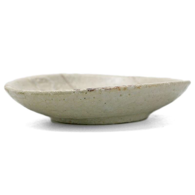 志野焼：志野菊之文小皿・瀧川恵美子《小皿・11.2cm》 |  | 01