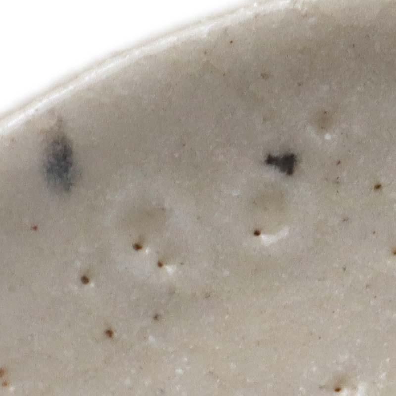 志野焼：志野菊之文小皿・瀧川恵美子《小皿・11.2cm》 |  | 05