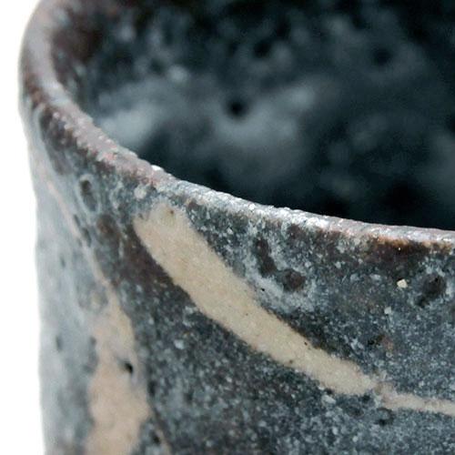 志野焼：鼠志野湯呑・瀧川恵美子《湯呑・5.7cm》 : 和食器の愉しみ
