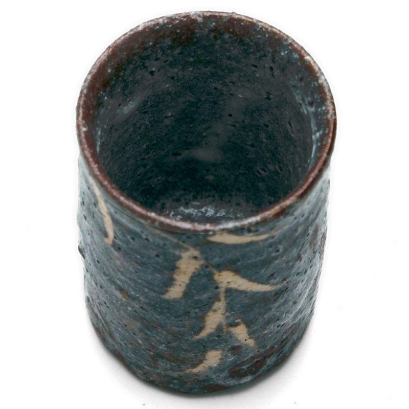 志野焼：鼠志野湯呑・瀧川恵美子《湯呑・5.7cm》 : 和食器の愉しみ